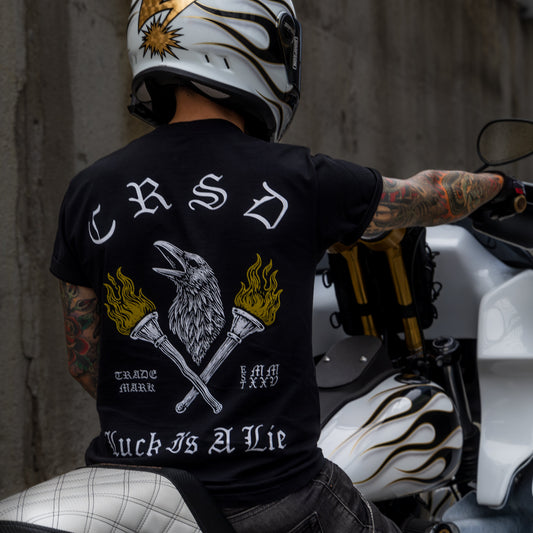 Crow & Torches - Black Tee