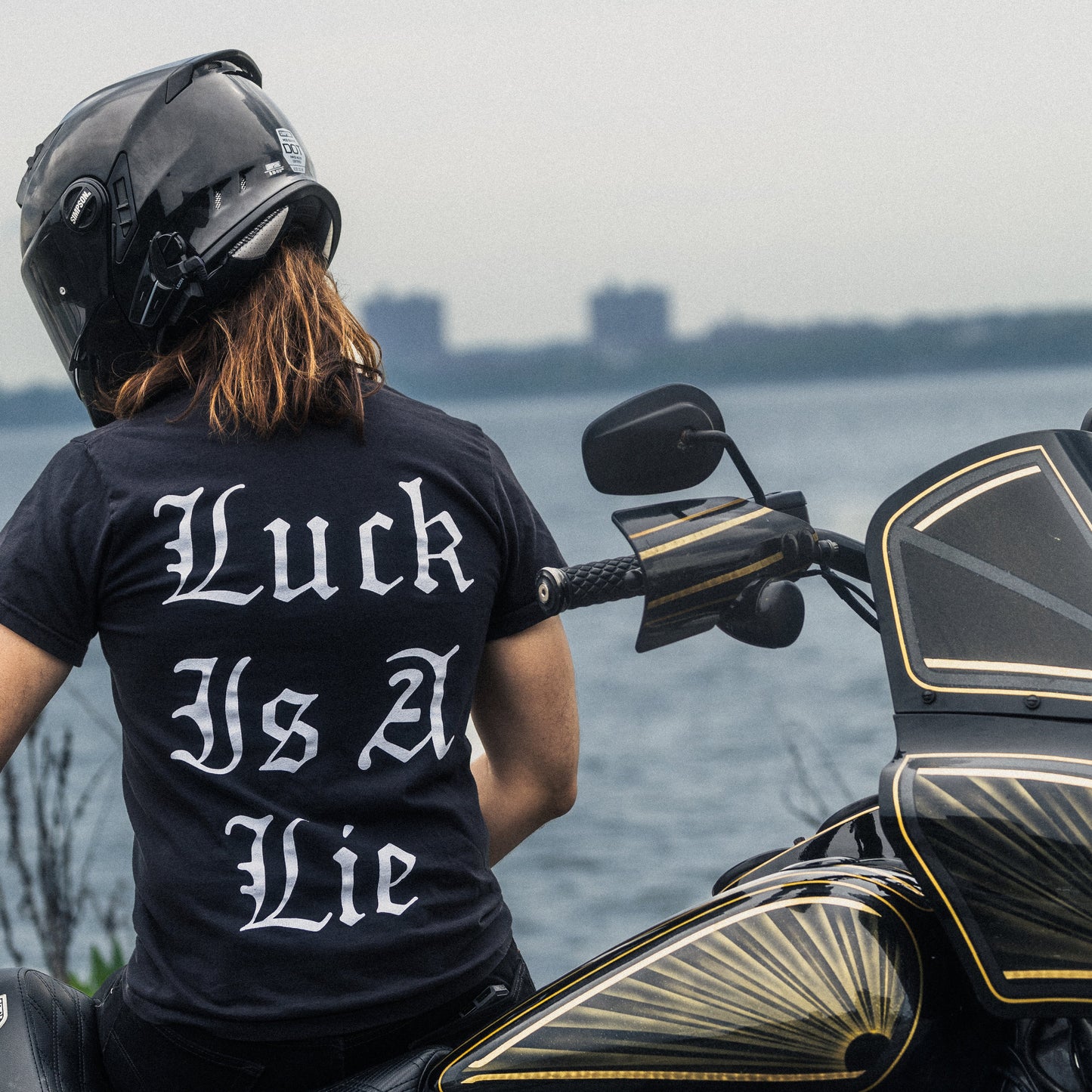 Luck Is A Lie - Black Tee