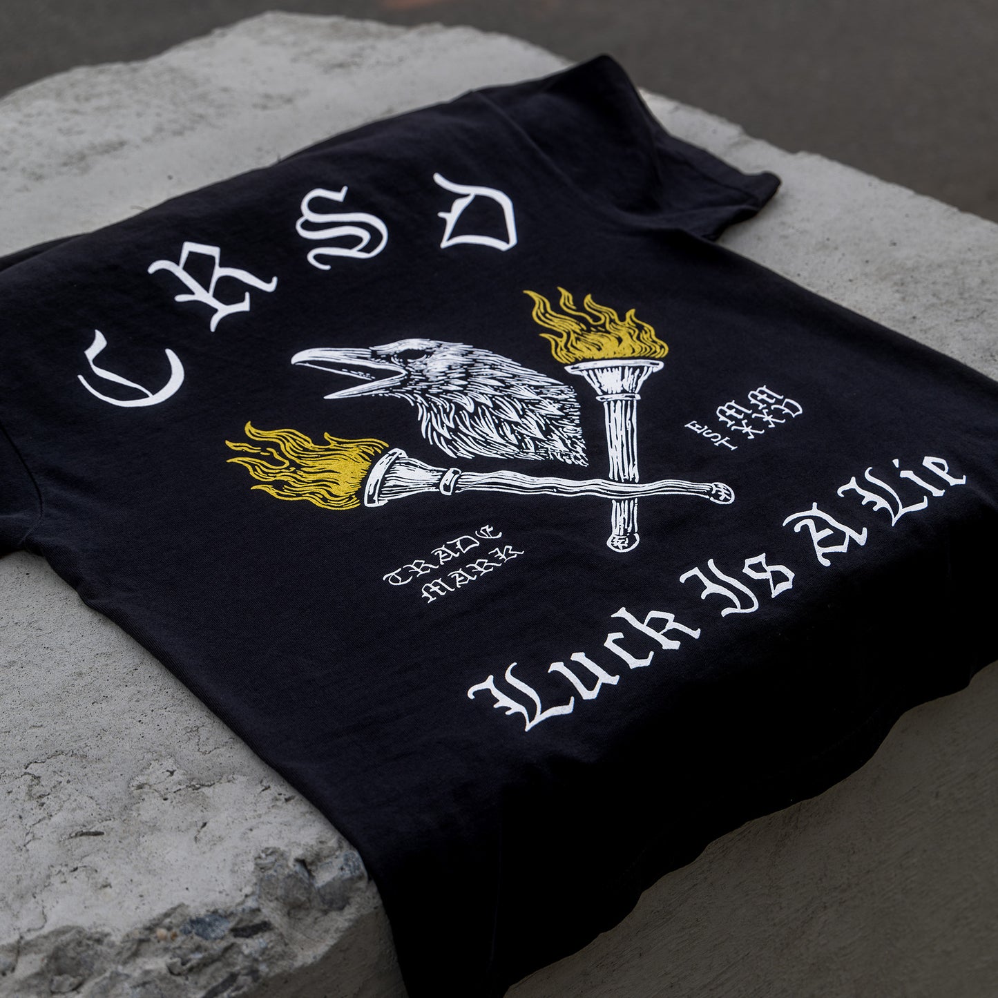 Crow & Torches - Black Tee