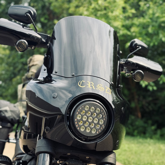 CRSD Gold Lettering Decal