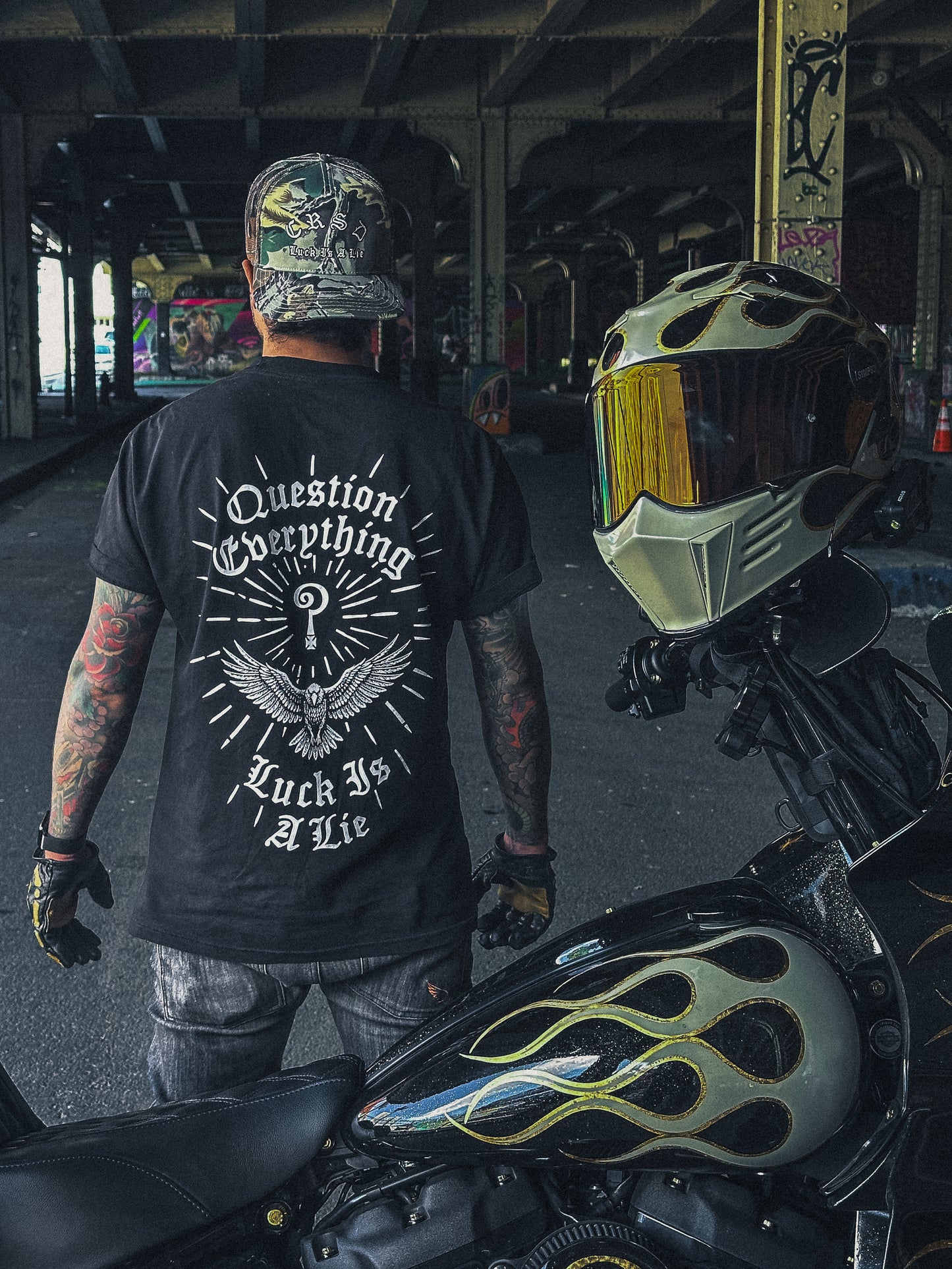 CRSD x Indian Larry Block Party 2025 - Black Tee