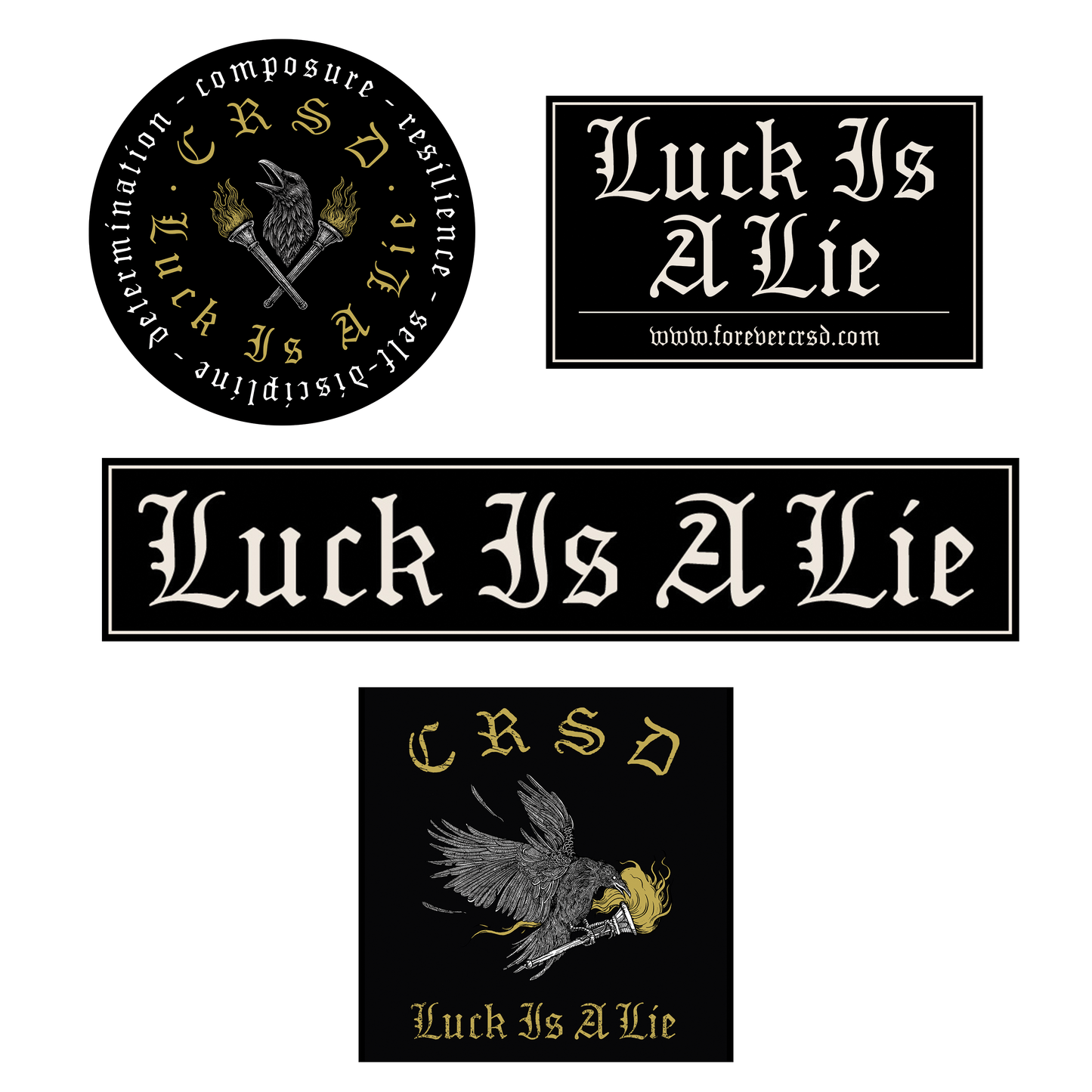 Luck Is A Lie - Sticker Pack