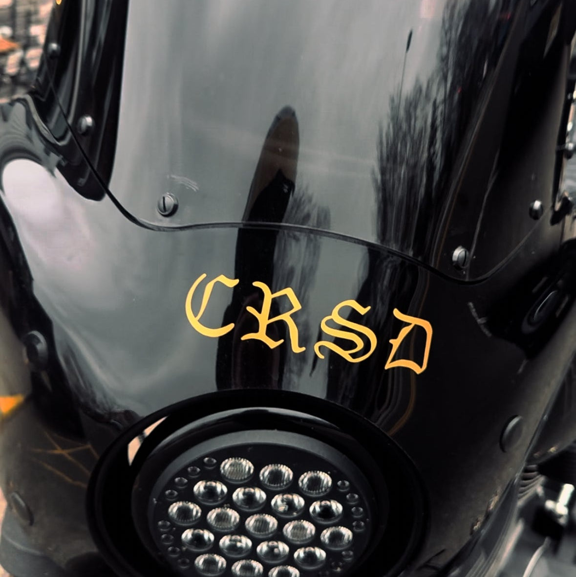 CRSD Gold Lettering Decal