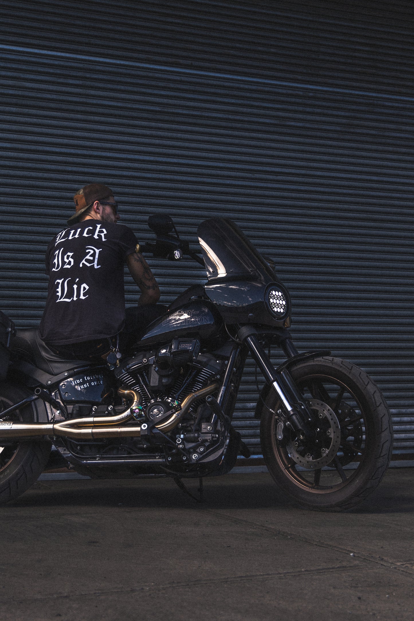 Luck Is A Lie - Black Tee