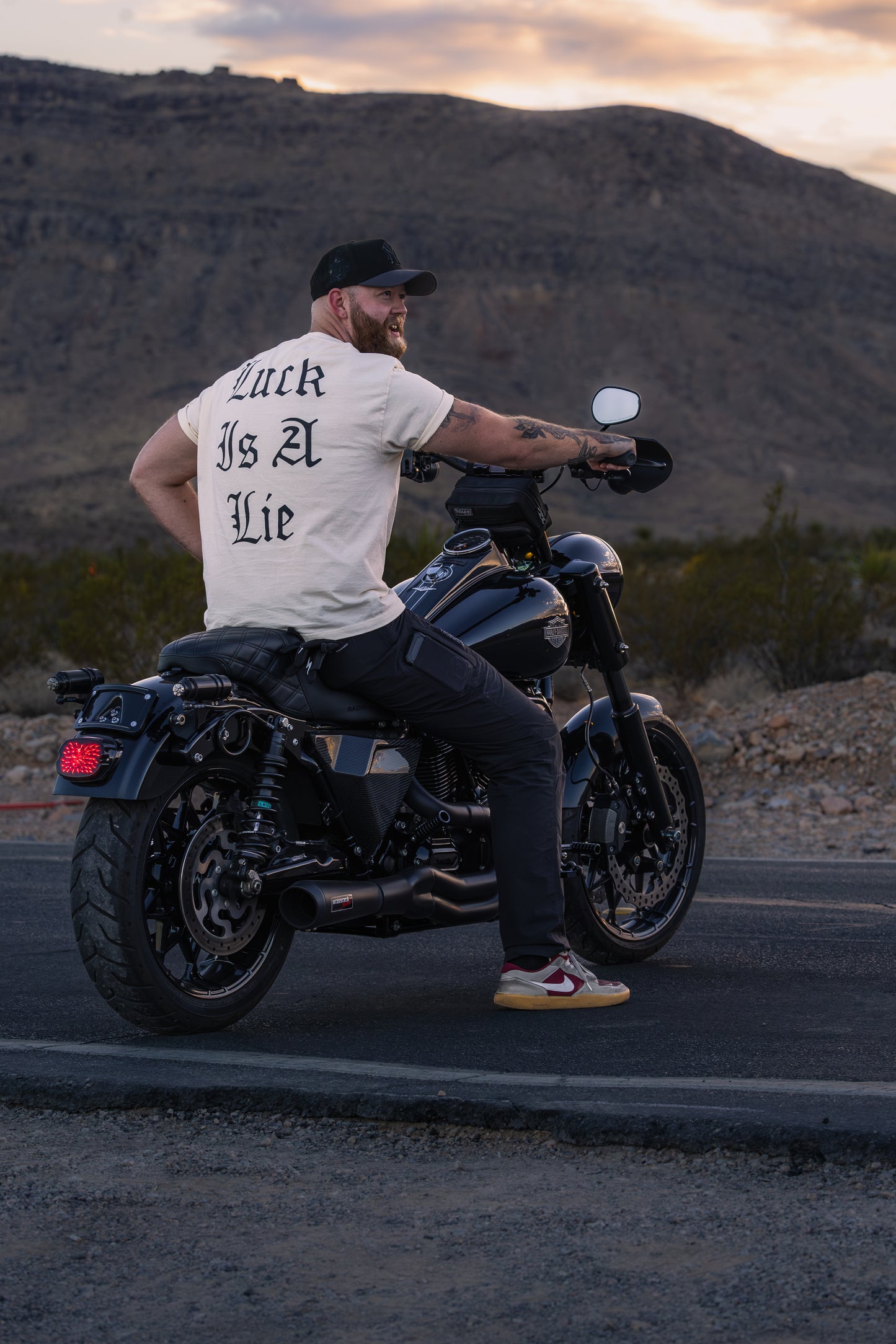 Luck Is A Lie - Cream Tee