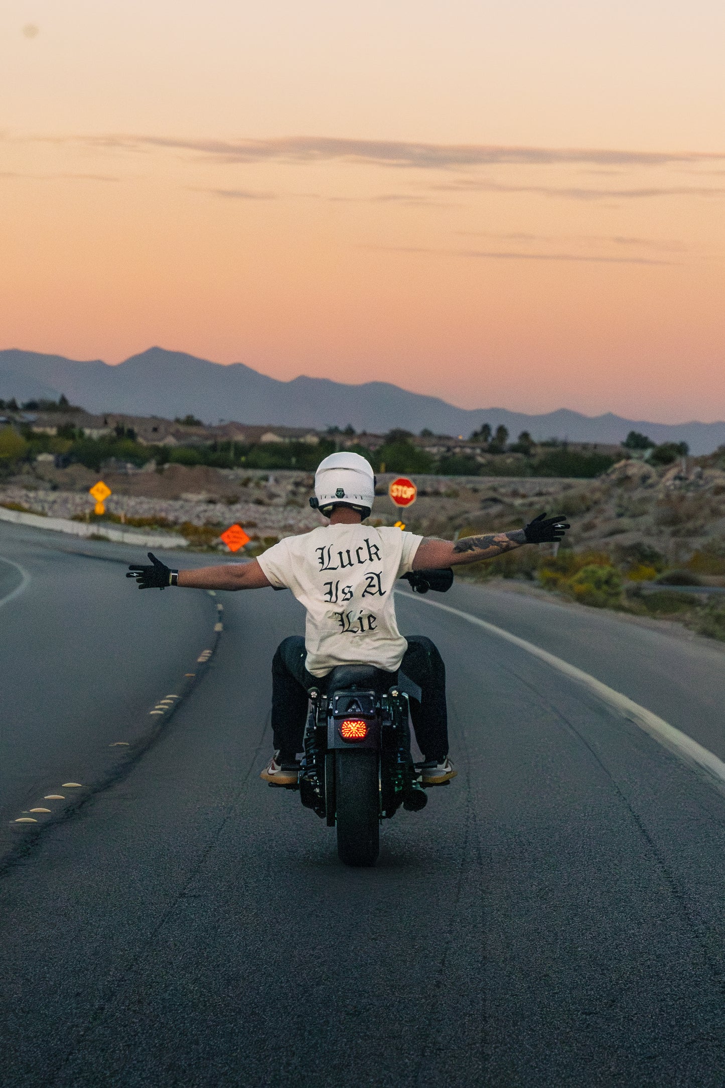 Luck Is A Lie - Cream Tee