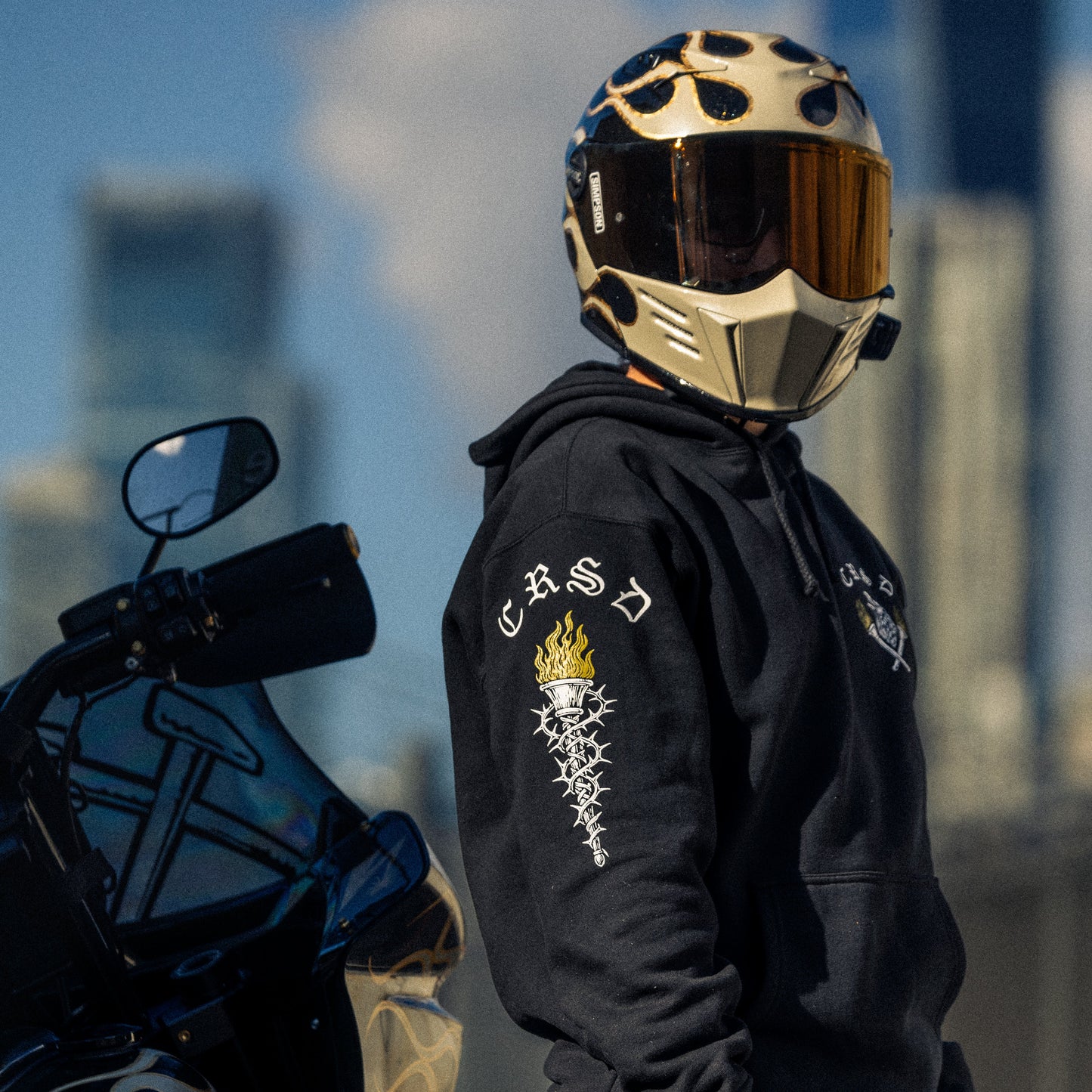 Luck Is A Lie - Black Heavyweight Hooded Sweatshirt