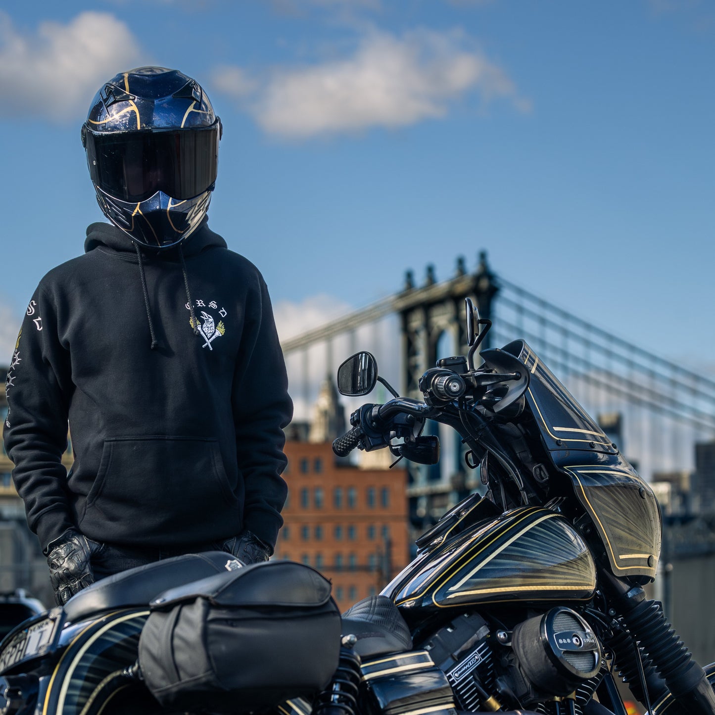 Luck Is A Lie - Black Heavyweight Hooded Sweatshirt