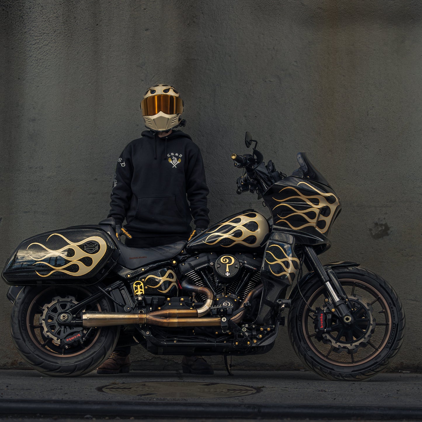 Luck Is A Lie - Black Heavyweight Hooded Sweatshirt