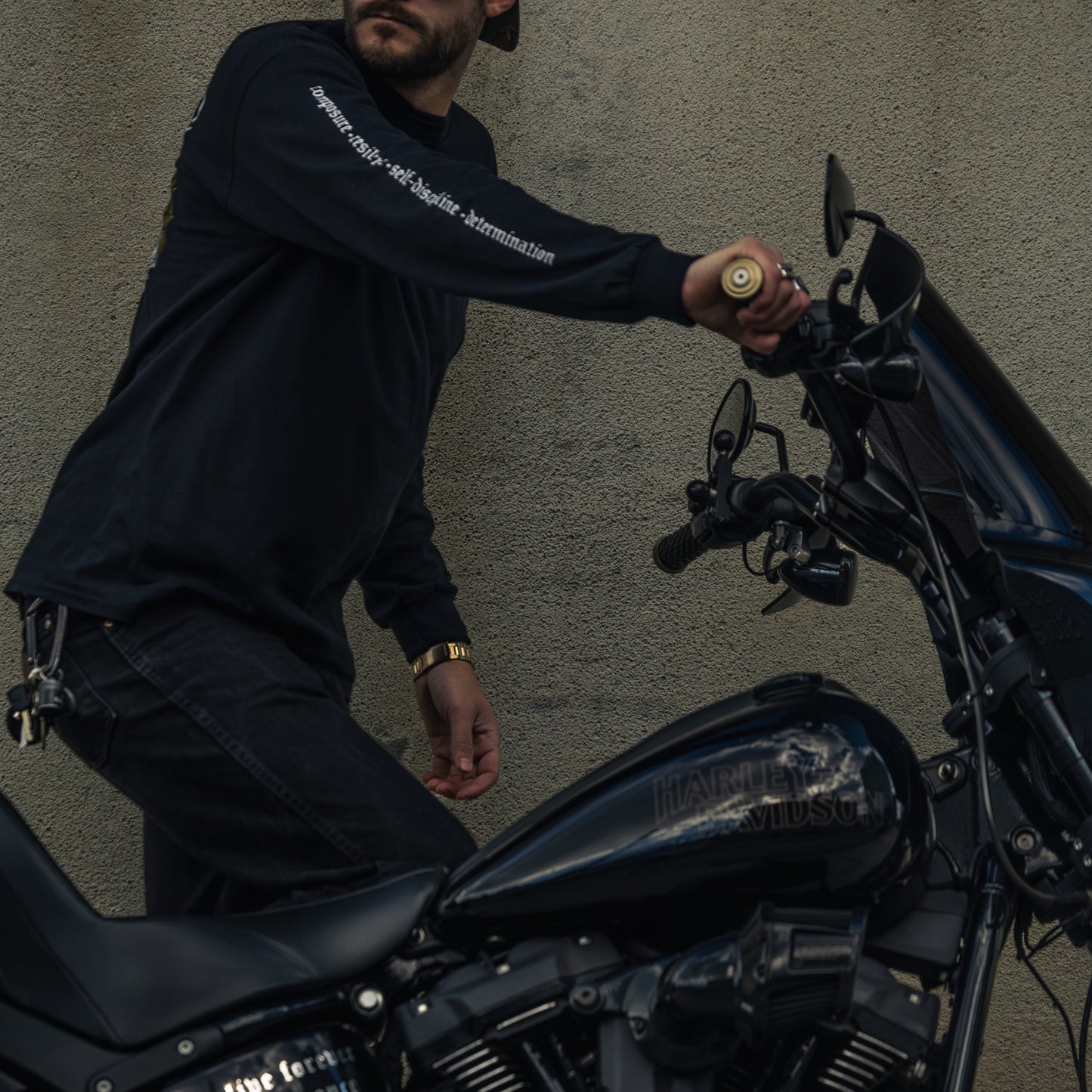 Luck Is A Lie - Black Long Sleeve Shirt