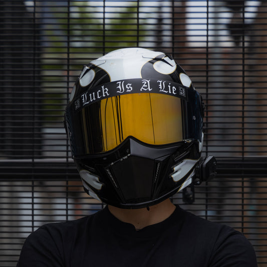 Luck Is A Lie Visor Sticker
