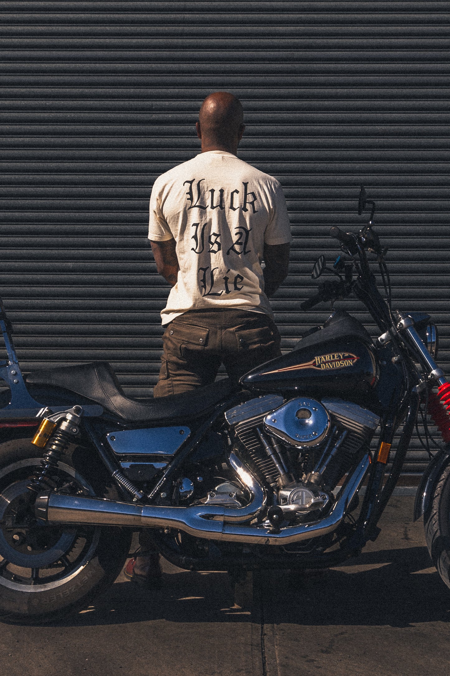 Luck Is A Lie - Cream Tee