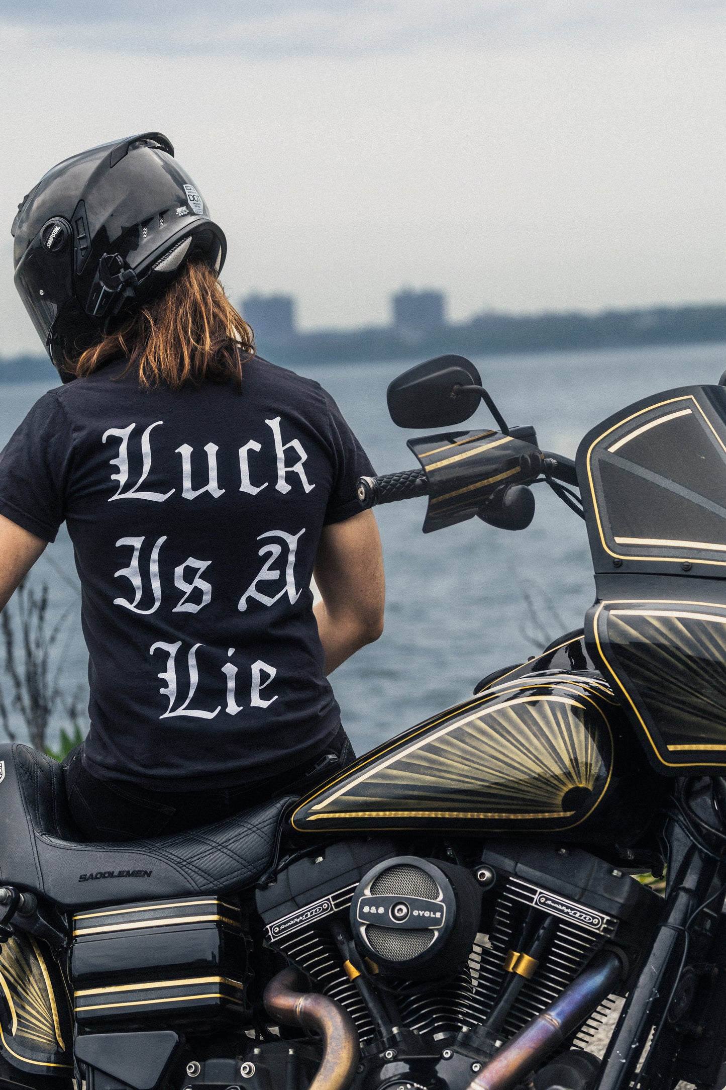 Luck Is A Lie - Black Tee