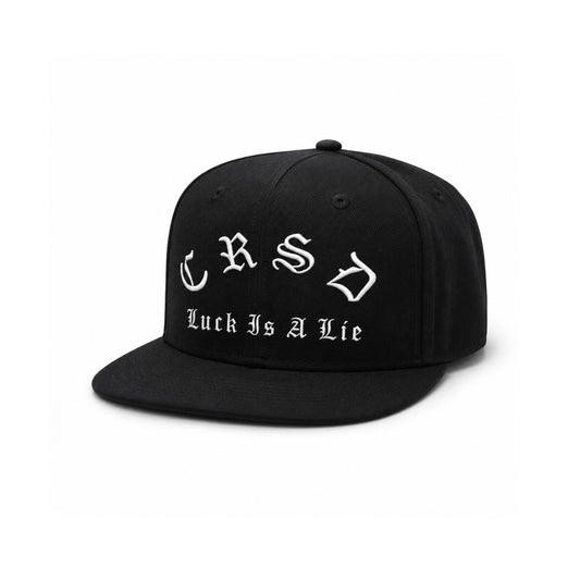 Luck Is A Lie - Black Snapback Hat