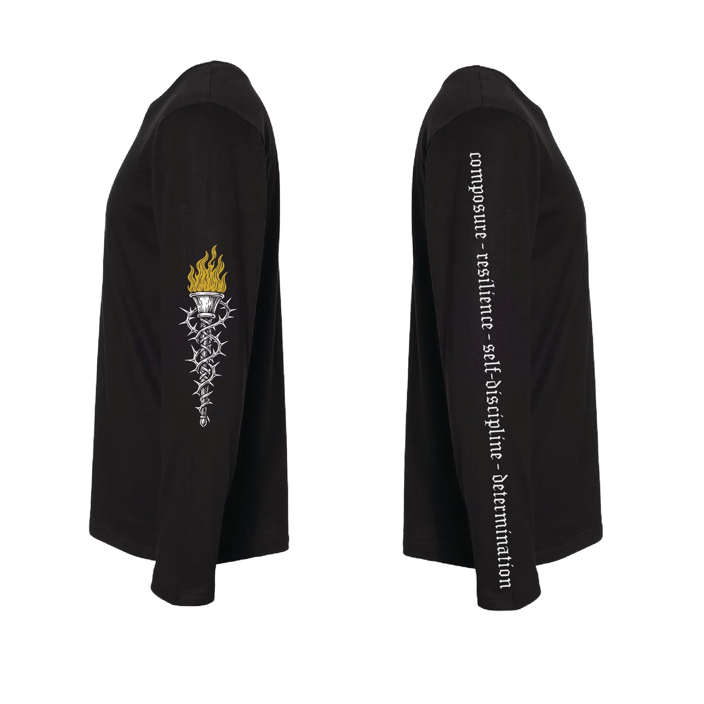 Luck Is A Lie - Black Long Sleeve Shirt