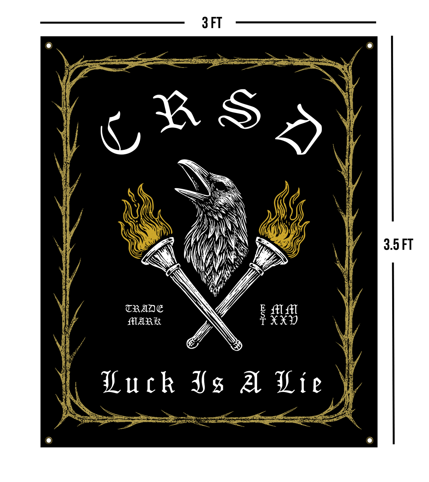 Crow & Torch Banner
