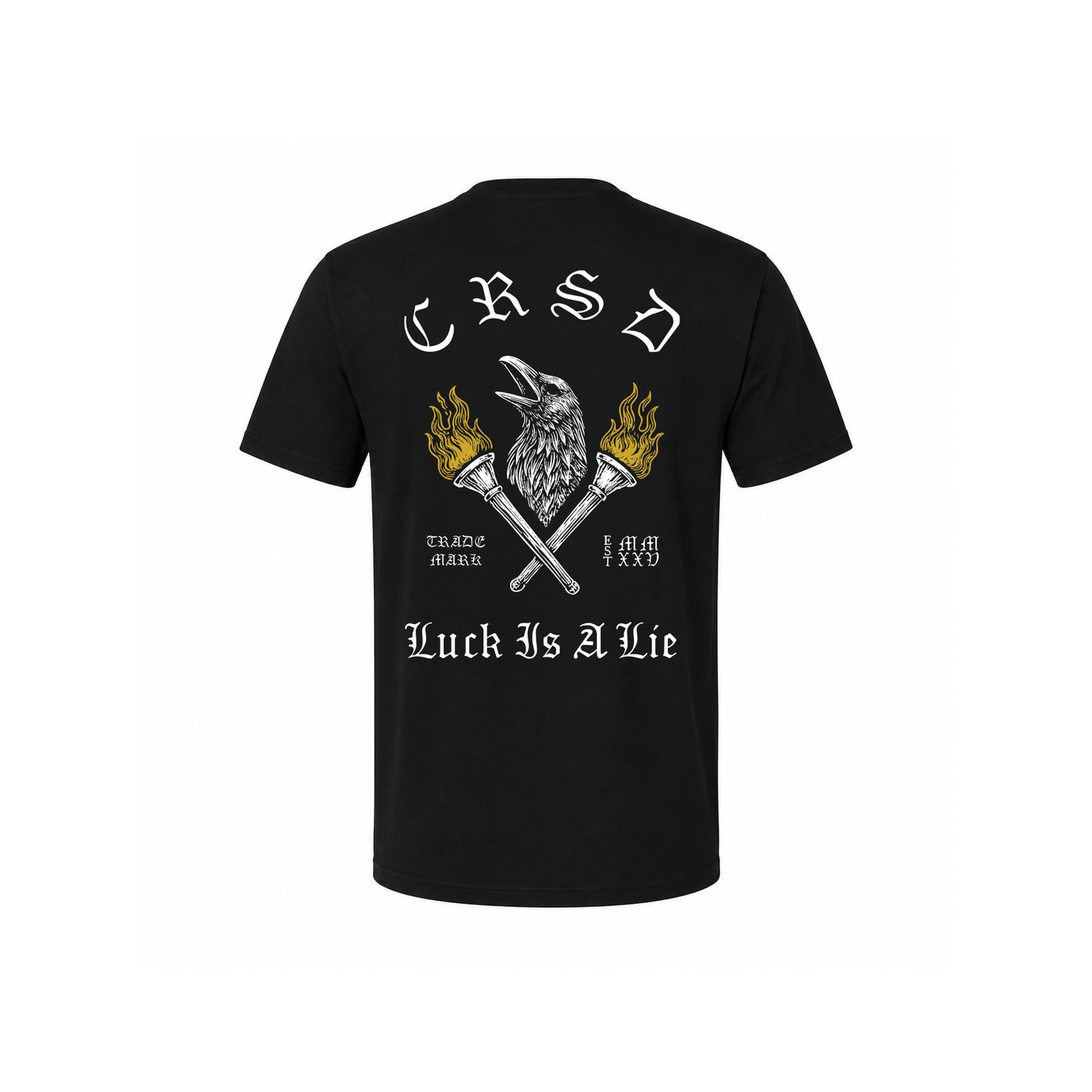Crow & Torches - Black Tee