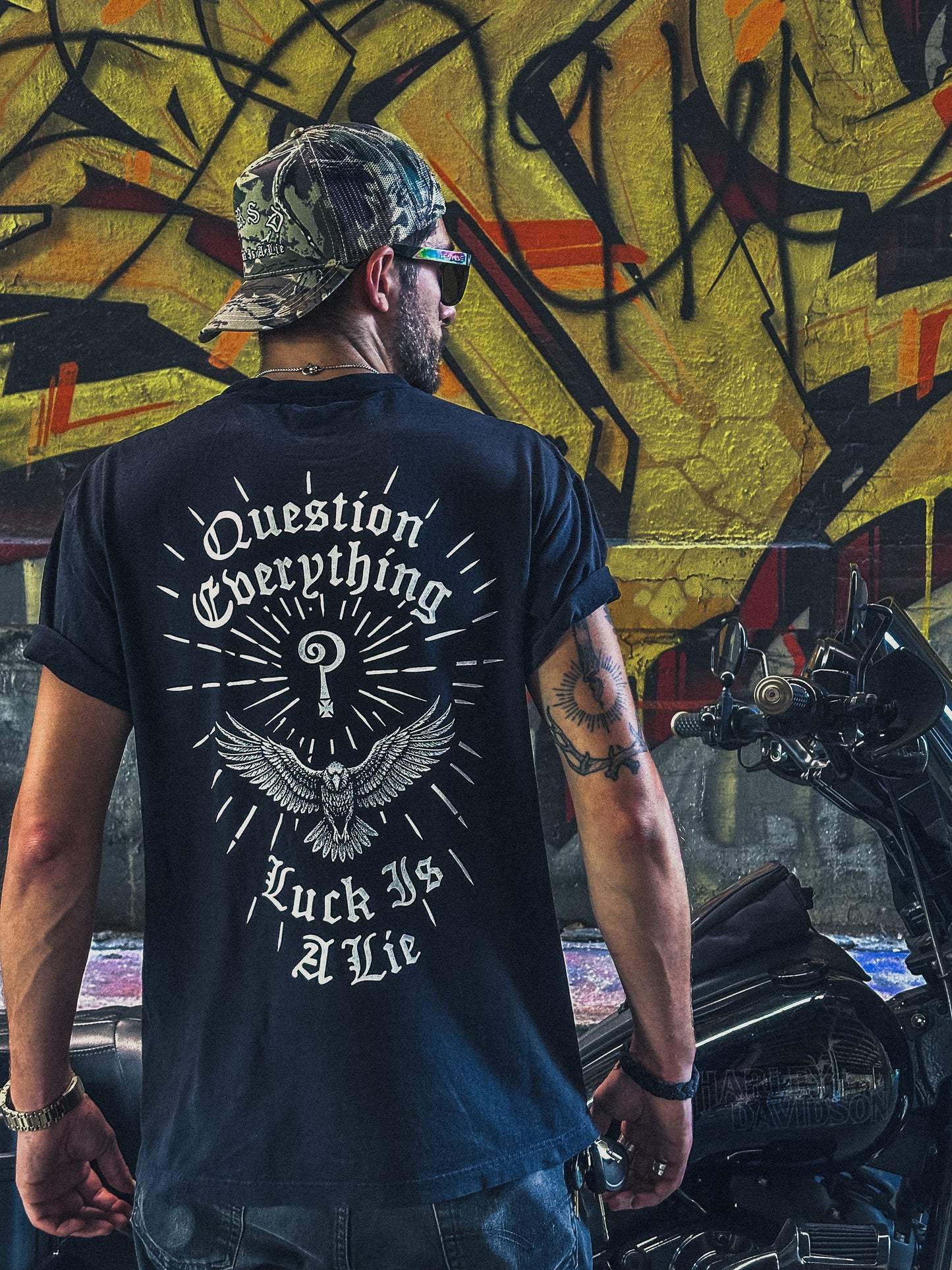CRSD x Indian Larry Block Party 2025 - Black Tee