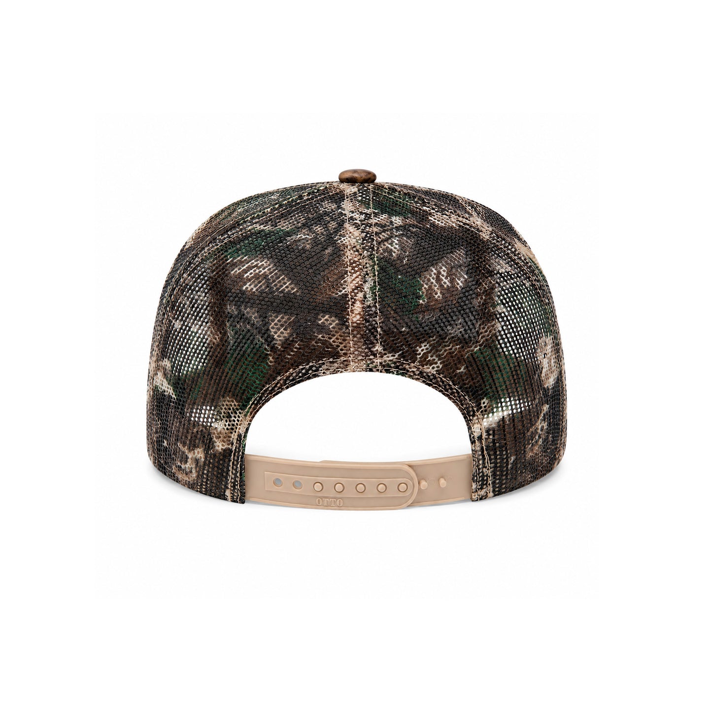 Luck Is A Lie - Woodland Camo Trucker Hat