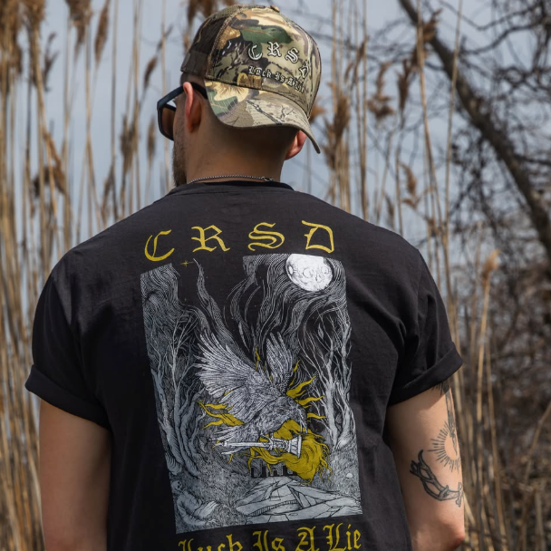 Luck Is A Lie - Woodland Camo Trucker Hat