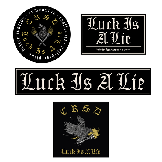 CRSD - Luck Is A Lie - Sticker Pack