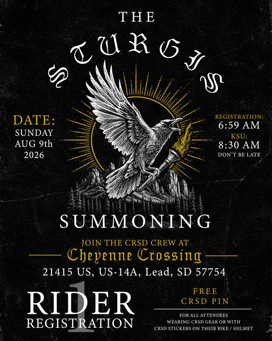 The Sturgis Summoning - Rider Registration 8/9/2026